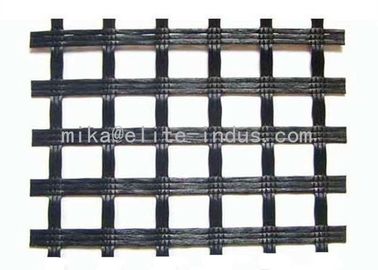 Asphalt Reinforcement Geogrid , Fiberglass Geogrid For Road Construction